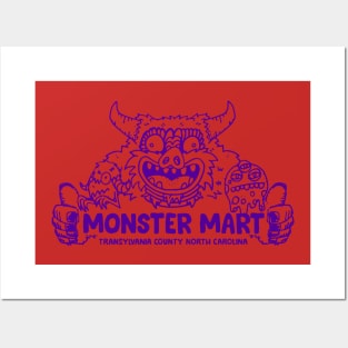 monster mart Posters and Art